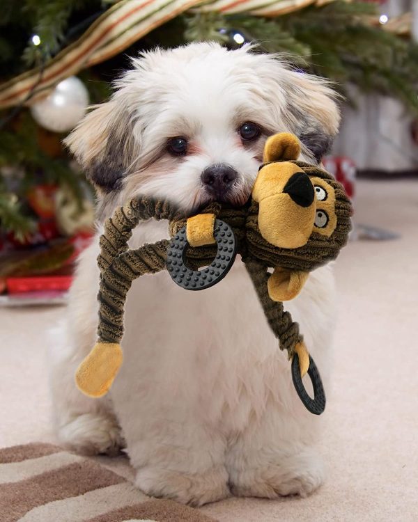 Macaco de pelúcia para cão ou gato