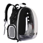 Mochila de transporte respirável e com visão transparente para cachorro ou gato