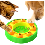 Brinquedo interativo, comedouro lento para cachorro ou gato