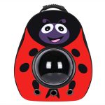 Mochila de transporte para cachorro ou gato com ventilação, de joaninha, pinguim, abelha, tigre ou pintinho